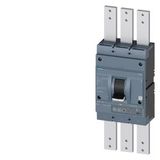 circuit breaker 3VA2 IEC Frame 1250 breaking capacity class C Icu=110 kA @ 415 V 3-pole line protection ETU320  LI In=1250 A