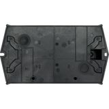 Insulated enclosure, HxWxD=160x100x145mm, +mounting plate