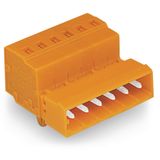 1-conductor male connector CAGE CLAMP® 2.5 mm² orange