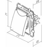 SOCKET SCHUKO+COVER 2P+E 16A 250V~ II XO 3518907