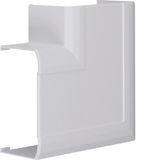 Flat angle overlapping for wall trunking BRN 70x130mm of PVC in light 