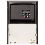 Variable frequency drive, 230 V AC, 1-phase, 10.5 A, 1.1 kW, IP66/NEMA 4X, Radio interference suppression filter, Brake chopper, 7-digital display ass