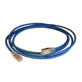 Patch cord RJ45 category 6 F/UTP high density standard LSZH blue 2 meters