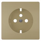 Style, French socket outlet cover, malt gold
