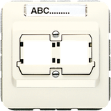 Centre plate for modular jack sockets 569-21ACS