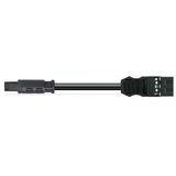 pre-assembled adapter cable;Eca;Socket/plug MIDI;black