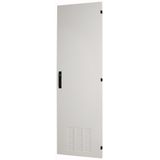 Section wide door, ventilated, right, HxW=2000x600mm, IP42, grey