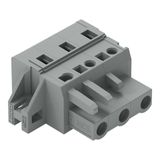 1-conductor female connector CAGE CLAMP® 2.5 mm² gray