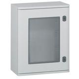 Cabinet Marina - polyester with glass door - IP 66 - IK 10 - 820x610x300 mm
