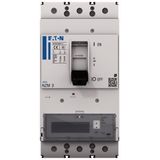 NZM3 PXR25 circuit breaker - integrated energy measurement class 1, 630A, 4p, variable, Screw terminal, earth-fault protection, ARMS and zone selectiv