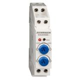 Universal rotary/touch dimmer for DIN rail 4-300VA, RLC
