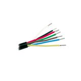 "Vehicle cable 10m, black10m plastic construction line H05VV-F 7x1,0Both sides smoothly cut offin polybag with label