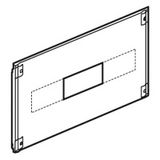 Metal faceplate XL³ 800/4000 - for Vistop 160 - 1/4 turn - 24 mod