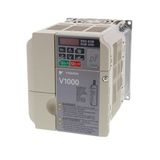 V1000 inverter, 3~ 400 VAC, 3.0 kW, 7.2 A, sensorless vector, max. out