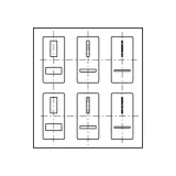 Accessories: BL-260-SK     SCHLITZBLENDENKARTE