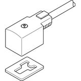 KMV-1-24-10-LED Plug socket with cable