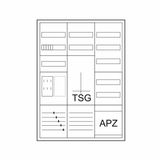 ZSD-ZTV-1100-BKE-I/APZ Eaton Metering Board ZSD LV systems Final Distribution Boards