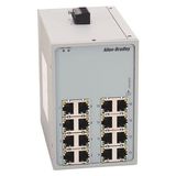Switch, Stratix 2000, Unmanaged, 16 RJ45 Copper Ports, for AC or DC