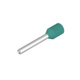 Wire-end ferrule, insulated, 10 mm, 8 mm, Turquoise