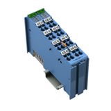 4-channel analog input RTD/TC/Strain Gauge 16 bits blue