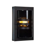 Lucide PRIVAS - Wall light Outdoor - 1xE27 - IP44 - Black