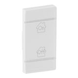 Cover plate Valena Life - GEN/ON/OFF marking - right-hand side mounting - white