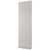 Front plate (section high), closed, W=600mm, grey