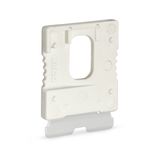 Disconnect plug for carrier terminal blocks white