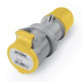 CONNECTOR 3P+N+E IP44 16A 4h 100-130V AC