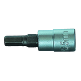 Socket bit 1/4" hexagon 3mm