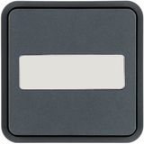 CUBYKO KNX PANEL 1 BUTTON GRAY LABELING FIELD