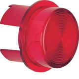 Cover for push-button/pilot lamp E10, light control, red, trans.