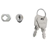 Lock+key for consumer unit