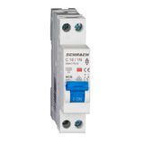 Miniature Circuit Breaker (MCB) AMPARO 4.5kA, C 16A, 1+N,1MW