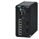 RUGGEDCOM RSG909R is a 9 port industrially hardened, fully managed Ethernet switch featuring an integrated HSR/PRP RedBox for use in harsh industrial environments. The product  6GK6498-0RB00-3CN1