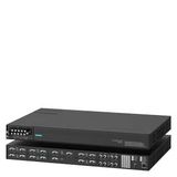 The RUGGEDCOM M2100 is a 19-Port MIL-STD hardened, fully managed, modular, Ethernet switch; 128-bit Encryption.  6GK6021-0MK00-0AA0