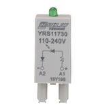 LED module green 110-240VAC for S-Relay socket