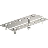 SSLB 200 A2  Connecting strip, wide with included screws, W200mm, Stainless steel, material 1.4307, A2, 1.4301 without surface. modifications, additionally treated