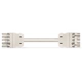 pre-assembled connecting cable;Eca;Plug/open-ended;white