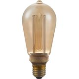 LED E27 Vintage Rustika ST64x145 230V 100Lm 3.5W 818 AC Gold Dim