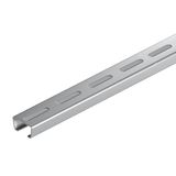 AML3518P6000A2 Profile rail perforated, slot 16.5mm 6000x35x18