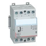 Power contactor CX³ - with 230 V~ coll and handle - 4P - 400 V~ - 63 A - silent