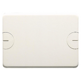 BLANK PLATE FOR RETTANGOLARI FLUSH-MOUNTING BOXES - 3 GANG - WITH SCREW - CLOUD WHITE