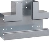 T-piece of base profile for BRS 100x170mm lid 80mm of sheet steel galv