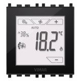 Domotic touch-thermostat 2M black