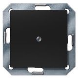 DELTA i-system soft black blanking plate, 55x 55 mm