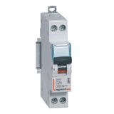 Phase+Neutral circuit breaker DNX³4500 6kA inlet and outlet screw terminal - 1P+N 230V~ 25A curve C - 1 module