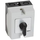 Cam switch - 3-way switch with off - PR 12 - 2P - 16 A - box 96x120 mm