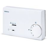 Climate controller 5-30C, AC 230V, 1 changeover contact, 6 A, on/off, fan can be controlled separately, fast/medium/slow