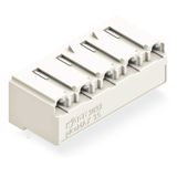 THR female header angled Pin spacing 7.5 mm light gray